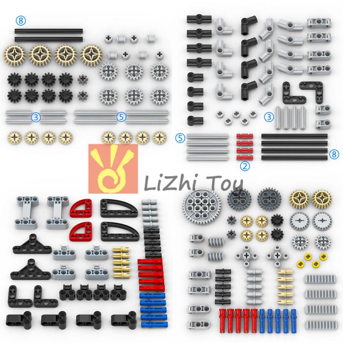Gambar ET HighTech Parts Gear Cross Axles Pin Set MOC Friends Bricks Build dari ElectroTriD iD undefined Tokopedia