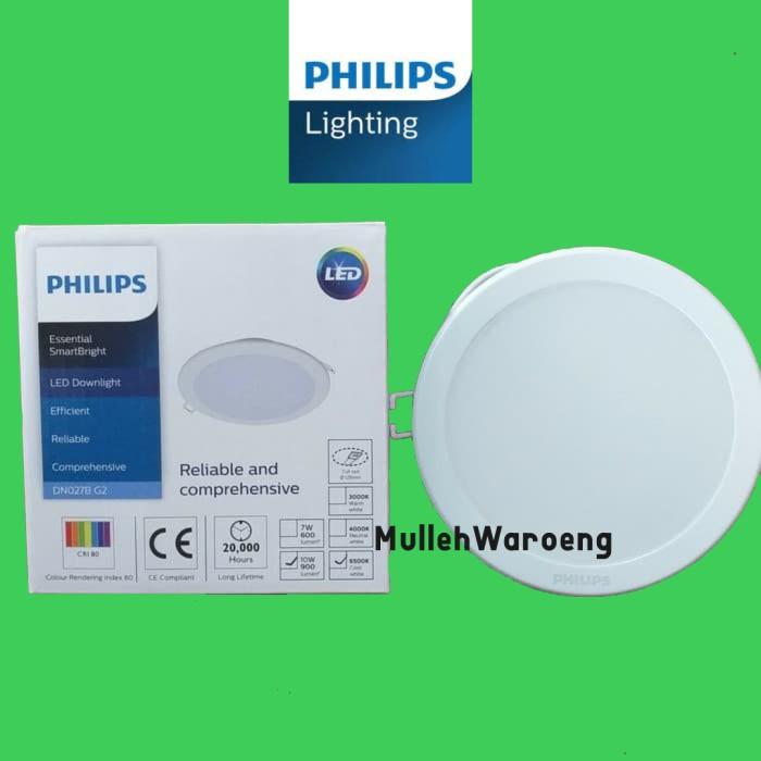 Gambar PHILIPS LED PANEL DN027B GEN2 10W 10 W WATT DOWNLIGHT PANEL BULAT 5 IN - Kuning dari MULLEHWAROENG undefined Tokopedia