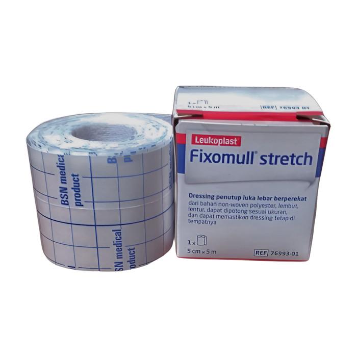 Gambar fixomull stretch 5 cm x 5 m - 10 cm x 5 m / Plester Luka Non Woven - 5 cm x 5 mtr dari Diavors Medika undefined Tokopedia
