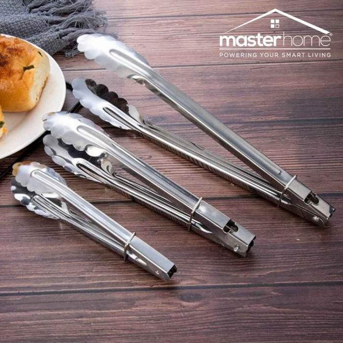 Gambar Capitan Jepitan Penjepit Makanan Kue Gorengan Mie Stainless Steel - 14inch dari Masterhome undefined Tokopedia