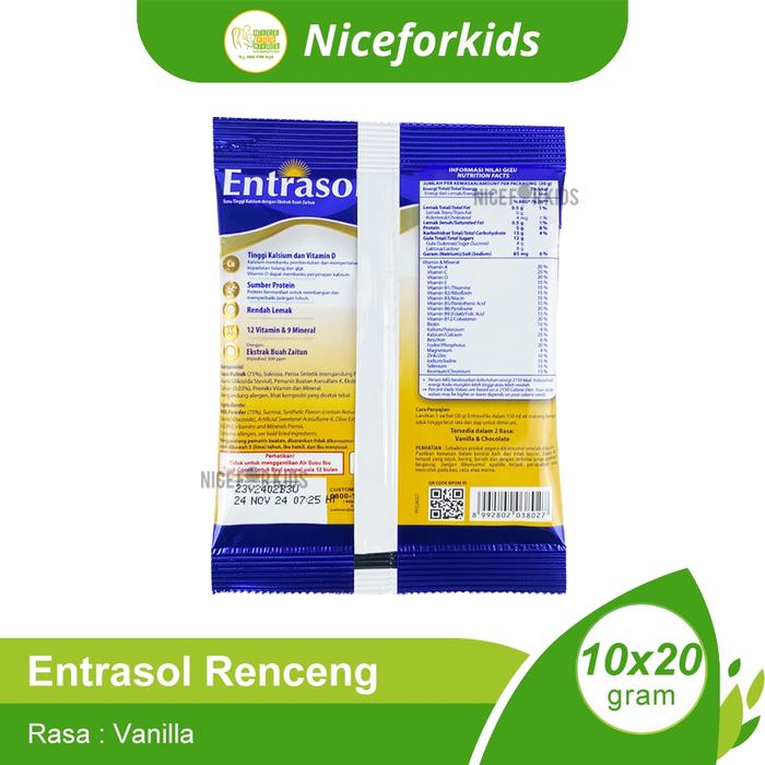 Gambar Entrasol Renceng isi 10 Sachet / Anlene Sachet Susu Bubuk Tinggi dari Toko syiffa island undefined Tokopedia