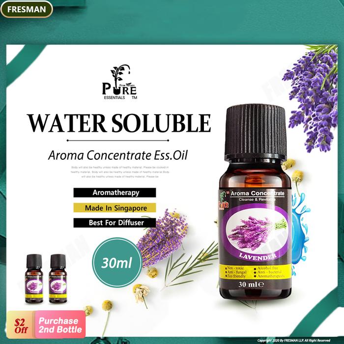Gambar Diskon ESSENTIALS 30ml Water Soluble Aroma Concentrate Essential Oils Aroma Diffusers, Air Revitalizers, Air Purifiers, Humidifiers Use, Natural Botanical Extracts. Chemical Free. dari pastani muliya undefined Tokopedia