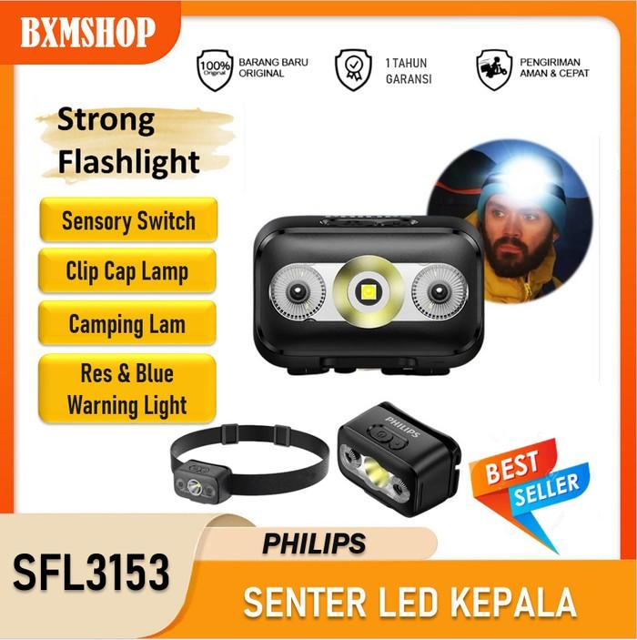 Gambar Philips Senter Led Flashlight Led Senter Police Super Terang Tahan Air - SFL 3153 dari BXMStore undefined Tokopedia