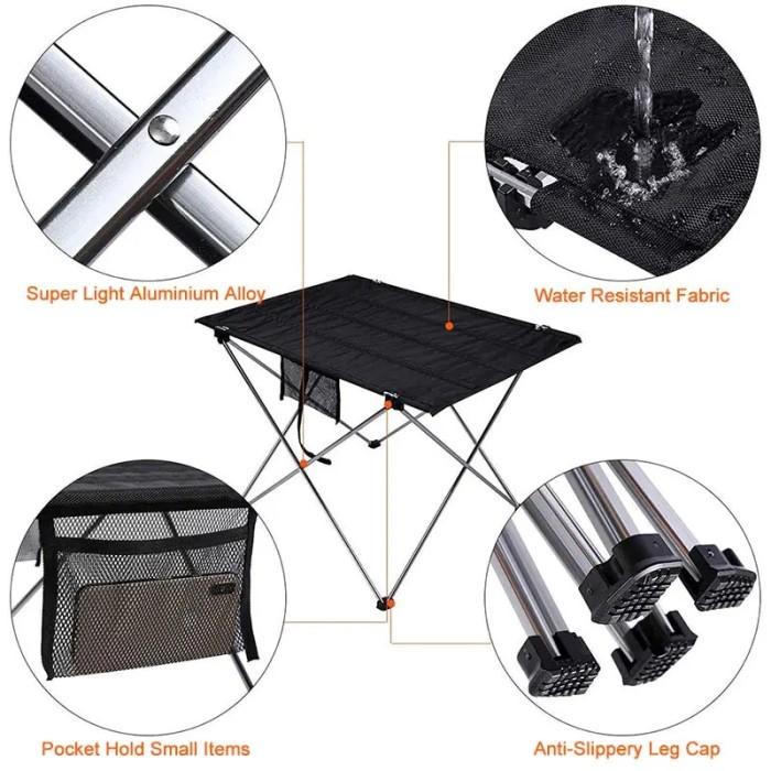 Gambar GS Camping Table Portable Foldable Desk Furniture Computer Bed dari asyusya undefined Tokopedia