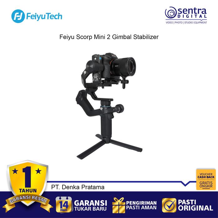 Gambar Feiyu Scorp Mini 2 Combo Kit Gimbal Stabilizer HP Smartphone Mirrorless Camera Gopro Actioncam - Black dari Sentra Digital undefined Tokopedia