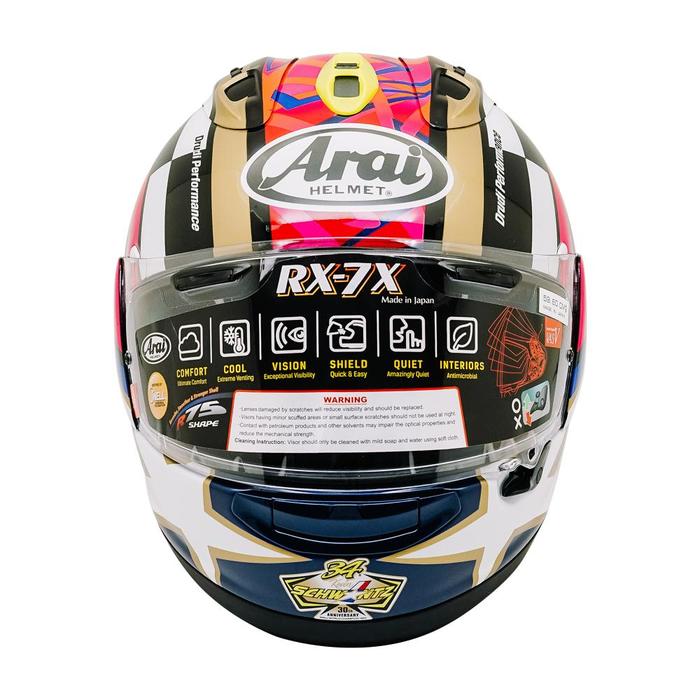Gambar ARAI SNI RX7X SCHWANTZ 30TH Helm Full Face - M dari Arai Indonesia Kota Administrasi Jakarta Selatan Tokopedia