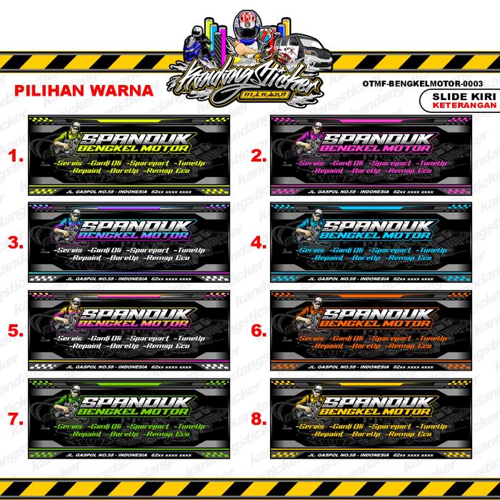 Gambar Banner Spanduk Bengkel Motor Otmf-Bengkelmotor-0003 Banner Racing - 1 dari xitrry undefined 5 Tokopedia