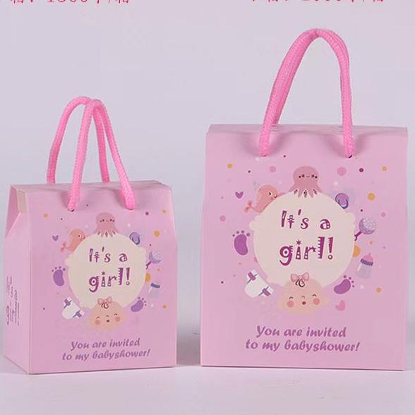 Gambar PAPER BAG GOODIE BAG SNACK SOUVENIR KADO  ULANG TAHUN ANAK PINK BIRU - Biru, S dari cocomelon jkt undefined 3 Tokopedia