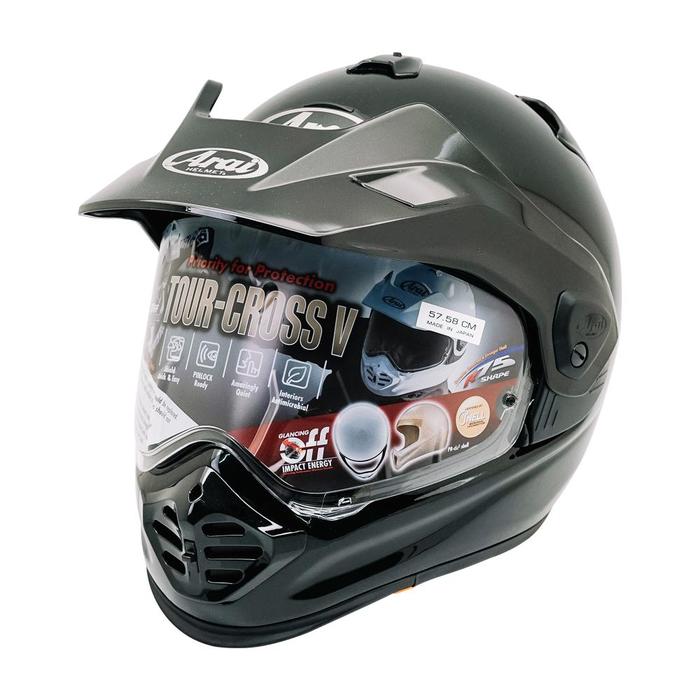 Promo ARAI TOUR-CROSS V Helm Full Face - Glass Black - L Cicil 0  