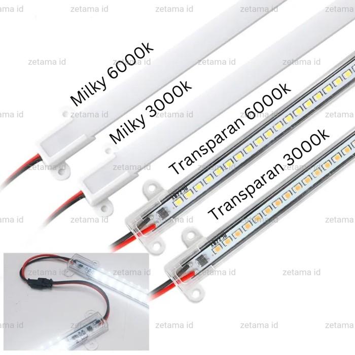 Gambar Lampu Led Strip + Akrilik Cover 20w Lampu Lemari Rak Dinding 220v - 1m Bening 3000k dari Shoplaza id undefined Tokopedia