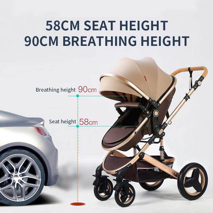 Gambar High Landscape Baby Strollers Lightweight Doublesided Folding Lu dari Mutiara Jaya41 undefined Tokopedia