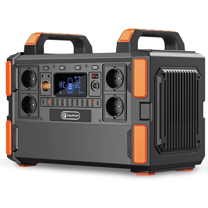 Gambar Generator Solar Genset Portable Power Station 1000Watt LiFePO4 Battery - Power Station dari larisinstore undefined Tokopedia