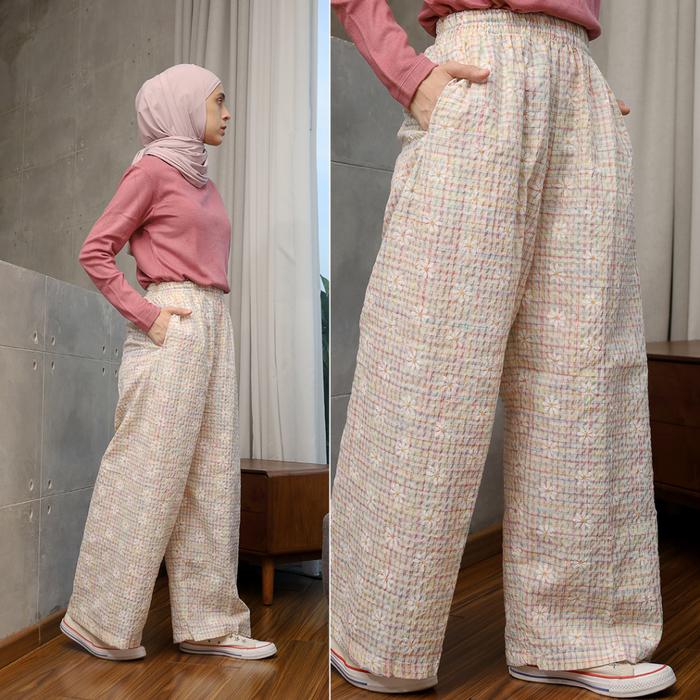 Gambar Trinycta Becca Pants - Celana Panjang Wanita Motif - Cherish dari trinycta undefined Tokopedia