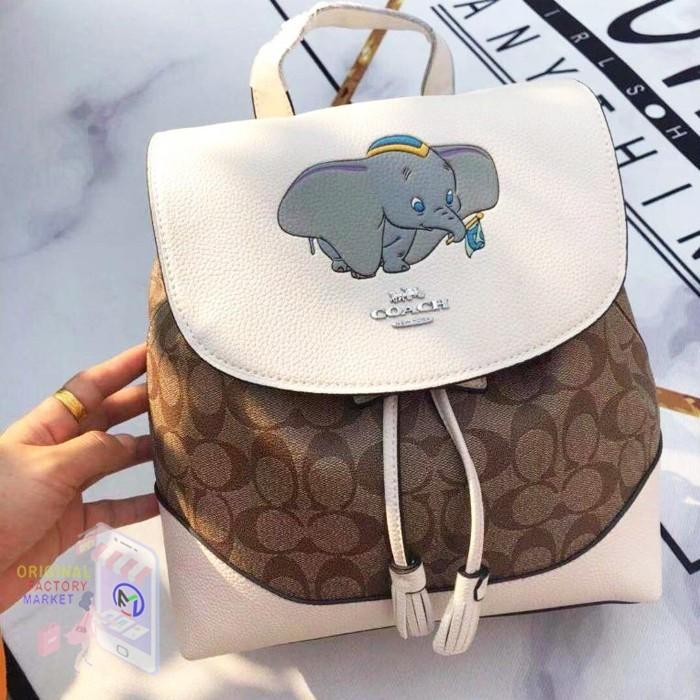 coach cruella backpack Disney X Coach Mini Court With Motif Refined pebble leather Inside size:20CM COACH Logan Nylon Backpack cbf1000