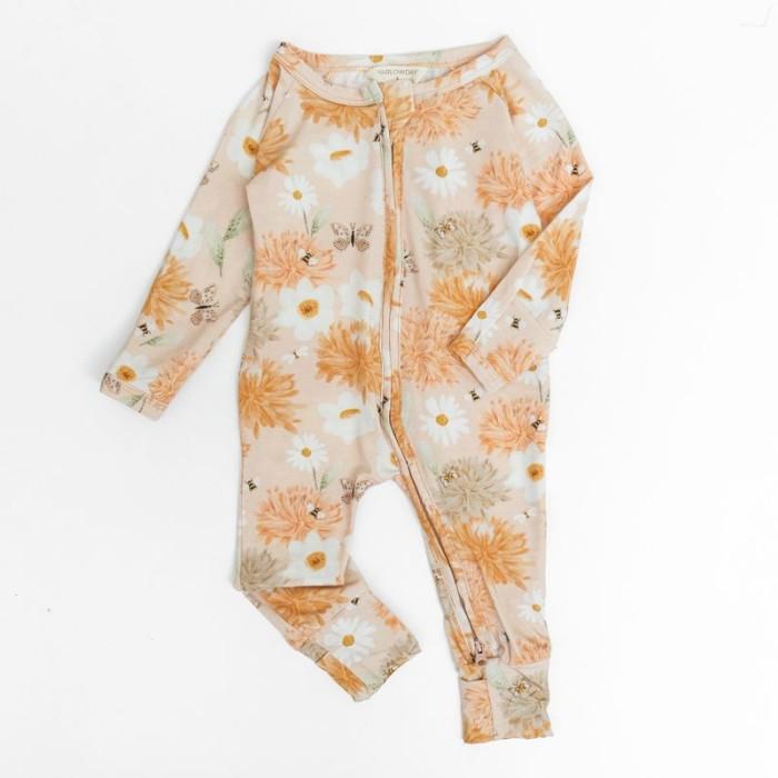 Gambar Harlow Kids - Tencel Jumper Sleep Suit Joy Of Sleep Series Vol 2 - Wild Crysant Pink, XL dari Harlowkids undefined Tokopedia