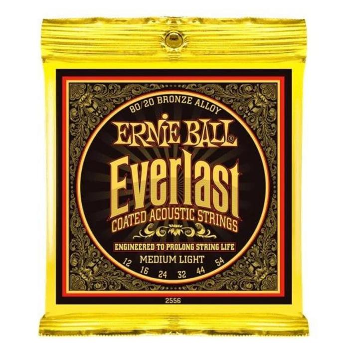 Jual ERNIE BALL Everlast 2556 Coated Acoustic Guitar Strings 12-54