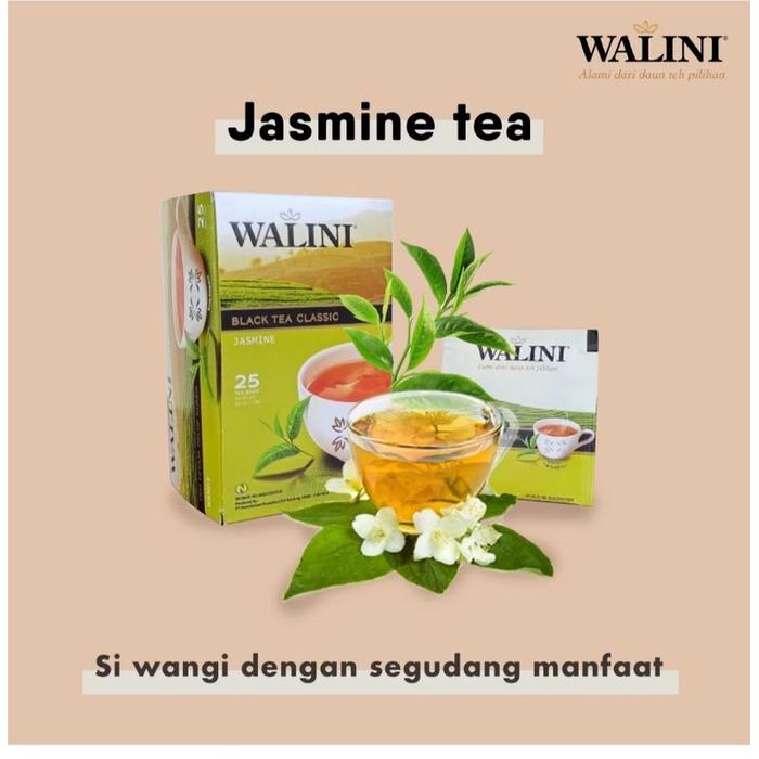 Gambar TEH CELUP WALINI LEMON LECI JASMINE BLACKCURRANT HIJAU CELUP 25 AMPLOP - Jasmine, Amplop dari SyonStore undefined Tokopedia