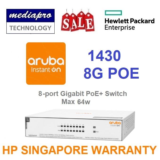 Gambar HPE ( Aruba ) Networking Instant On 1430 8G POE 8-port PoE+ 64W Gigabi dari WENZHEN undefined Tokopedia