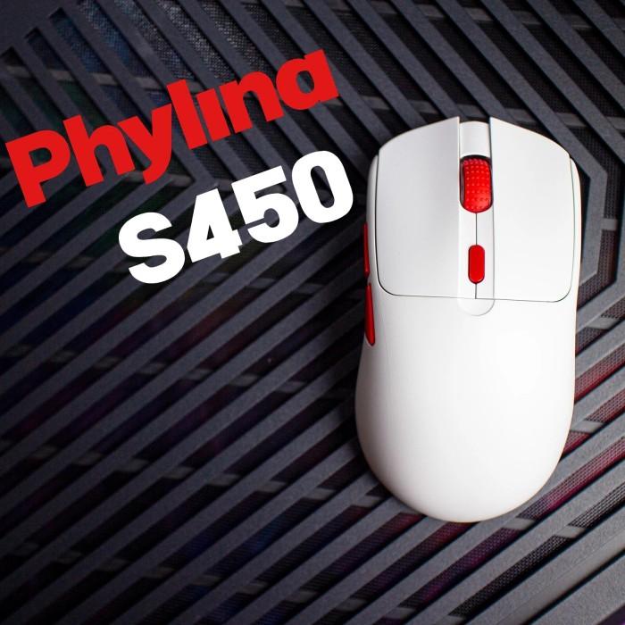 Gambar PHYLINA S450 Wireless Gaming Mouse 56g Lightweight 2.4G USB-C Wired dari Cunha Market undefined Tokopedia