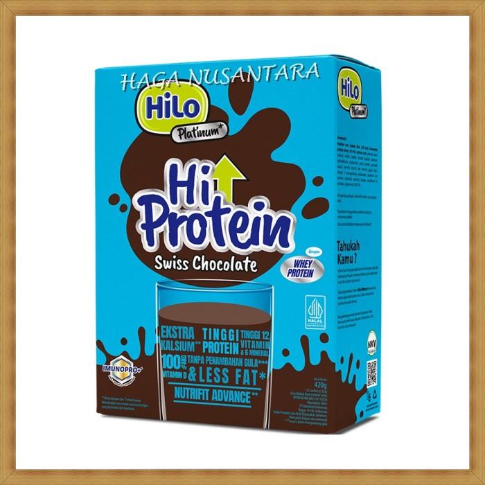 Gambar HiLo Platinum Swiss Chocolate | Hilo Protein Swiss Coklat 420 gram dari Nhyastore undefined Tokopedia