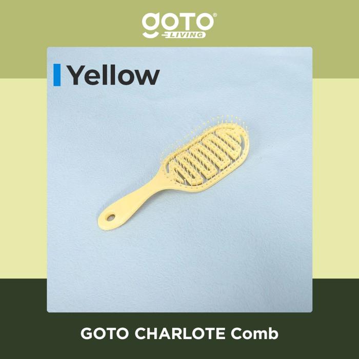 Gambar Goto Charlote Comb Sisir Rambut Anti Kusut Rontok Pria Wanita - SQ YELLOW dari Goto.Indonesia undefined Tokopedia