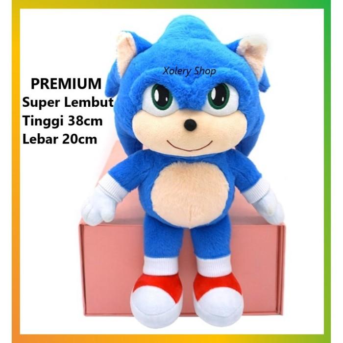 Gambar PPC Boneka Sonic the Hedgehog Plush Doll Toy Mainan Anak PREMIUM dari tokoMainanRaja undefined Tokopedia