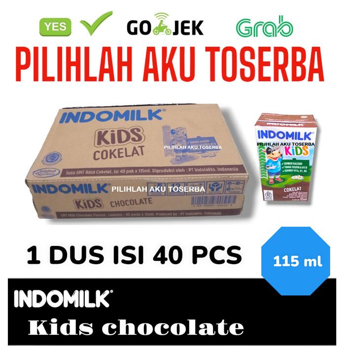 Gambar Susu INDOMILK KIDS COKLAT (Cokelat) UHT - 115 ml (1 DUS ISI 40) dari CV Rainbow Galery undefined Tokopedia