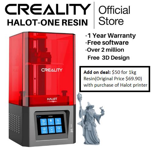 Gambar Creality HALOT (CL-60) 3D Printer With Precise Integral Light Source | WIFI Control And Fast Printing | Dual Cooling And Filtering System | Assembled Out Of The dari misjuesetore undefined Tokopedia