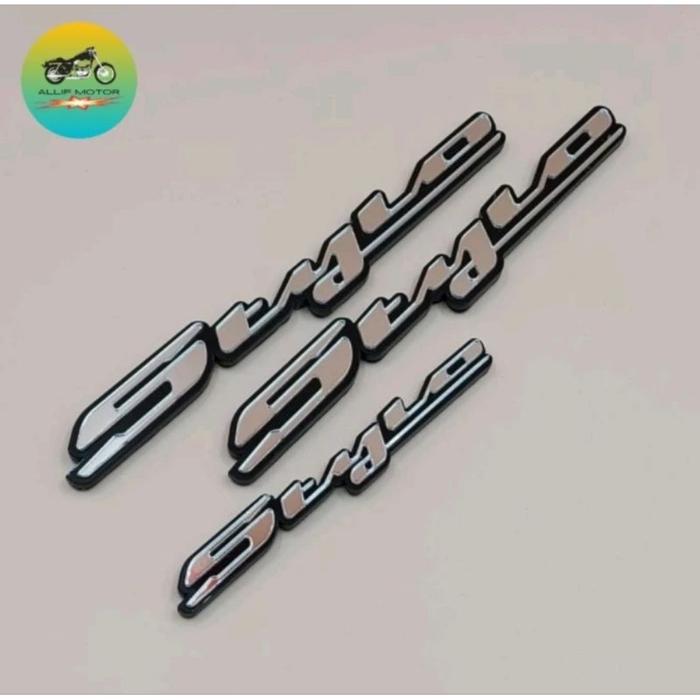 Gambar Emblem Stylo Logo untuk Honda STYLO 160 Akrilik 1 set isi 3 pcs - Silver dari Motoin.acc undefined Tokopedia