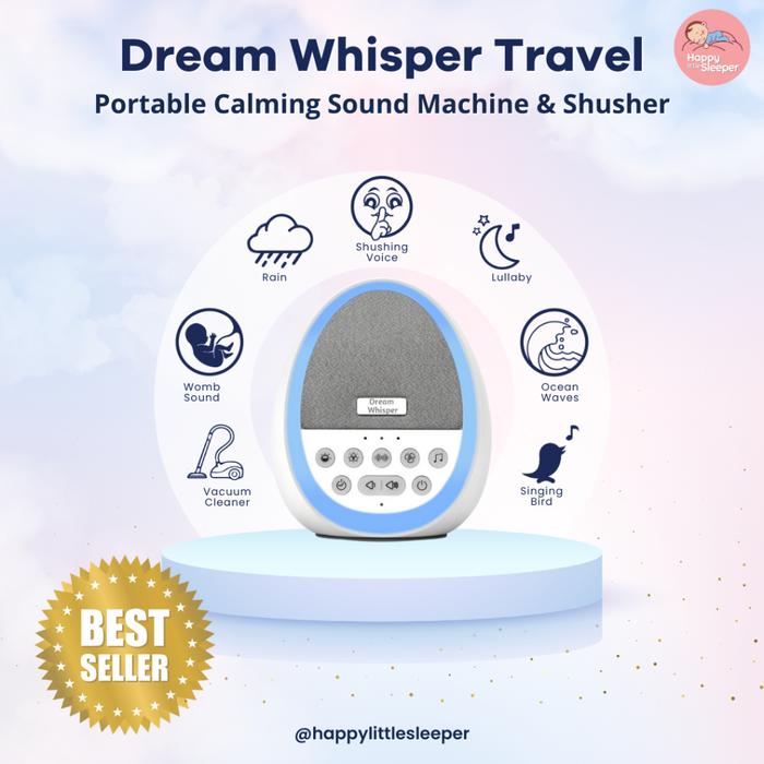 Gambar Dream Whisper Calming Sound White Noise Machine Baby Shusher - DW Travel, Non Gift bag dari gorez enginering undefined Tokopedia