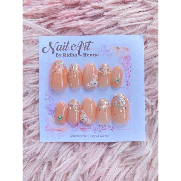 Gambar Nail art wedding mewah Vol A2 - Salem, Vol A2 dari Kukupalsukediri undefined Tokopedia