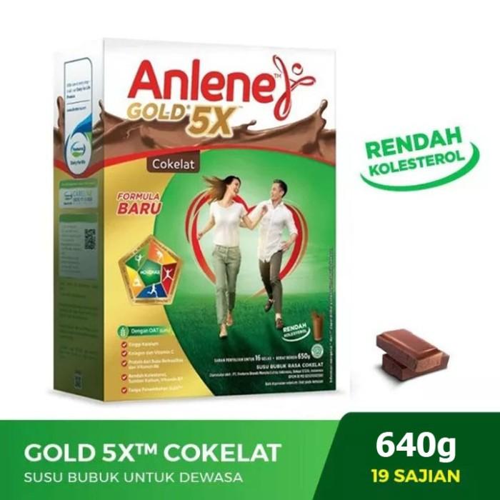 Gambar ANLENE GOLD 5X SUSU BUBUK COKELAT 640GR - 620 gr dari tya markett undefined Tokopedia