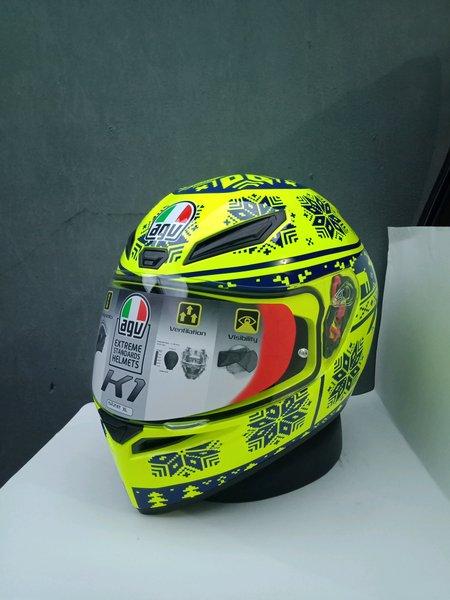 Jual Promo agv K1 winter test yellow Berkualitas Kota Surabaya