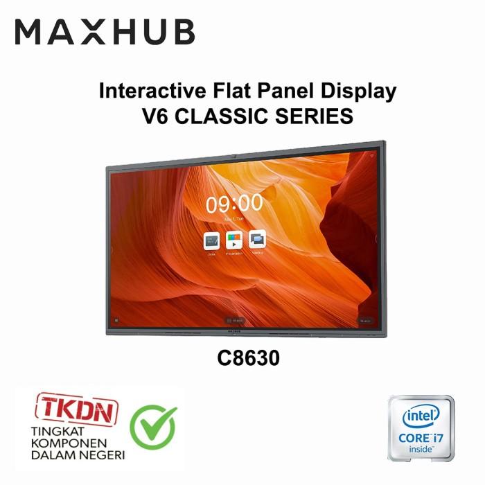 Gambar MAXHUB C8630 Interactive Flat Panel 86" TKDN - Maxhub V6 CLASSIC - incl.ANDROID 9 - incl.Module i7 dari Magnotex undefined Tokopedia