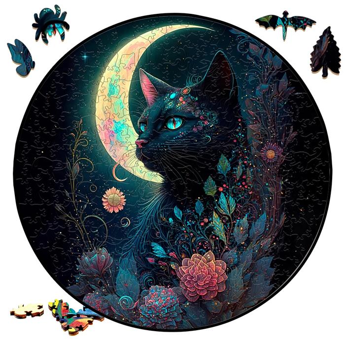 Gambar SE Animal Cat Jigsaw Puzzles for Kids Wooden Puzzle Memory Game To P dari Shimmer Street undefined Tokopedia