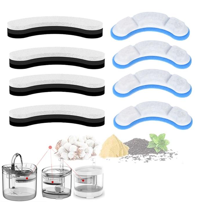 Gambar KERBOCK Microporous Activated Drinking Bowl Replacement Water Fountain Accessory Purify Auto Feeder Replacement Filter Cartridges Pet Supplies Filter Elements dari Pixel Pallete undefined Tokopedia