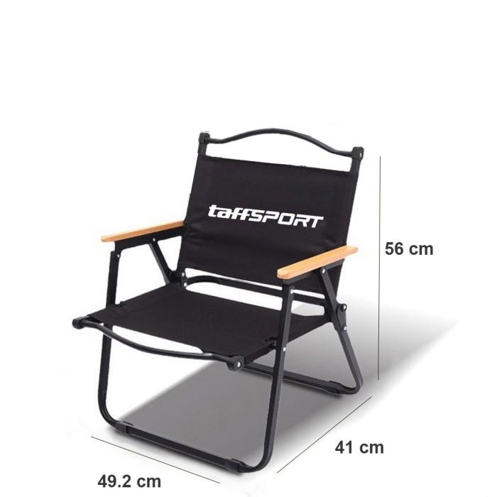 Gambar Best Kursi Lipat Camping Piknik Portable Taffsport SOBAT FURNITURE - Black, M(56cm) dari SOBAT FURNITURE OFFICIAL undefined Tokopedia