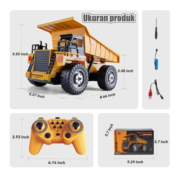 Gambar Dump Truck rc Truk sampah kendali jarak jauh Mobil RC Truk - 11 CH dari LAA TAHZAN STORE JKT undefined Tokopedia