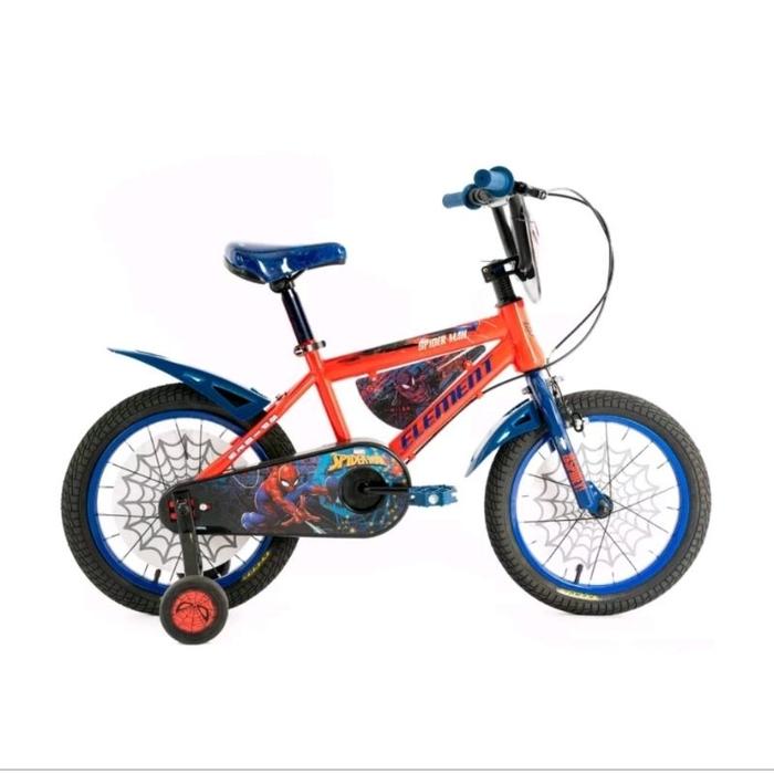 Jual SEPEDA BMX ANAK 12 16 18 INCH ELEMENT SPIDERMAN NEW
