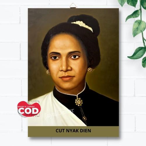 Gambar Hiasan Dinding Foto Poster CUT NYAK DIEN  Pahlawan Indonesia - 20x30 Cm dari JAYA DEKOR undefined Tokopedia