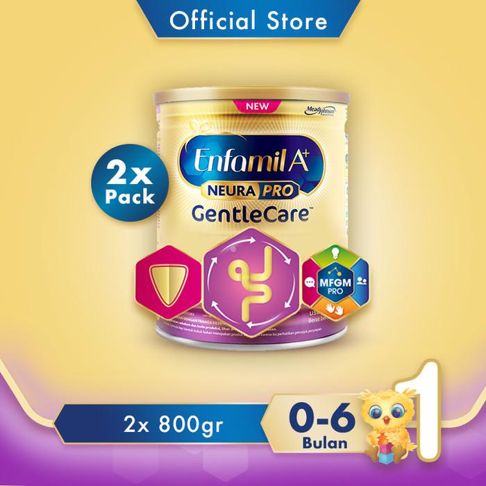 Gambar Enfamil A+1 Gentlecare Susu Formula Bayi 800Gx2 Terlaris dari Link_Tepung undefined Tokopedia