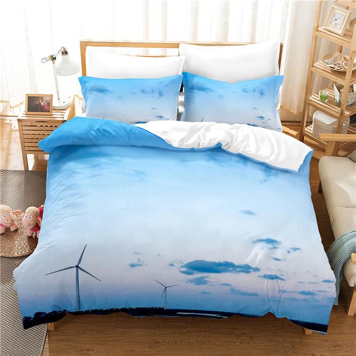 Gambar Wind Power Bedding Set For Bedroom Soft Bedspreads For Bed Home dari Yulpi Cleowar undefined Tokopedia