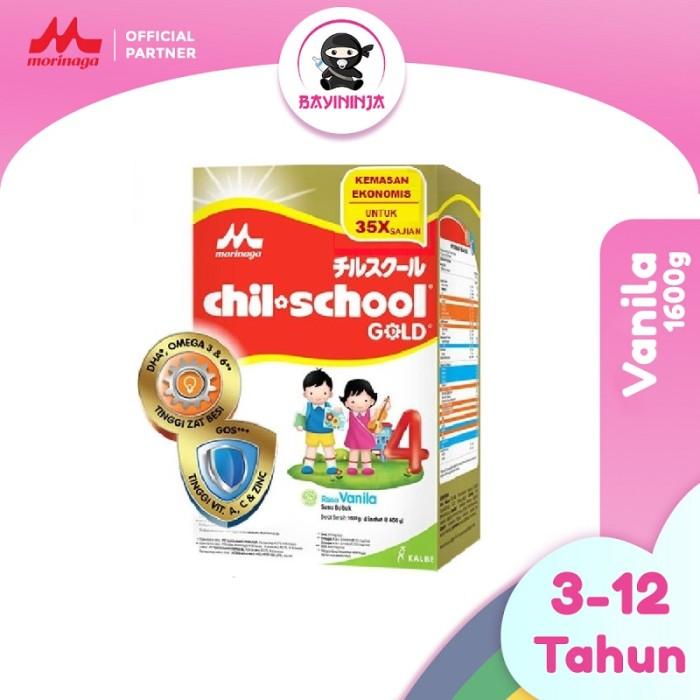 Gambar Morinaga Chil School Regular 4 Vanila Susu Box 1600G / 1600 G dari Link_Tepung undefined Tokopedia
