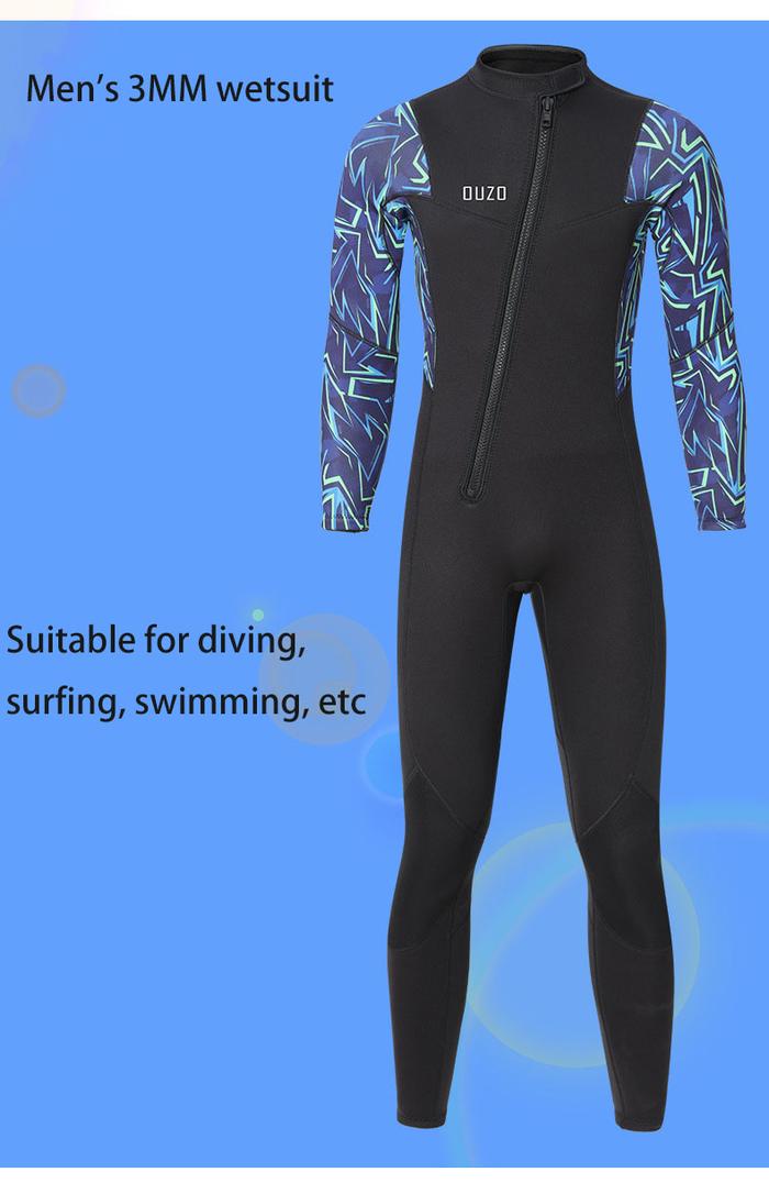 Gambar Grosir 3mm Men's Wetsuit Thicken Long Sleeve Diving Clothing Sub dari adebayor undefined Tokopedia