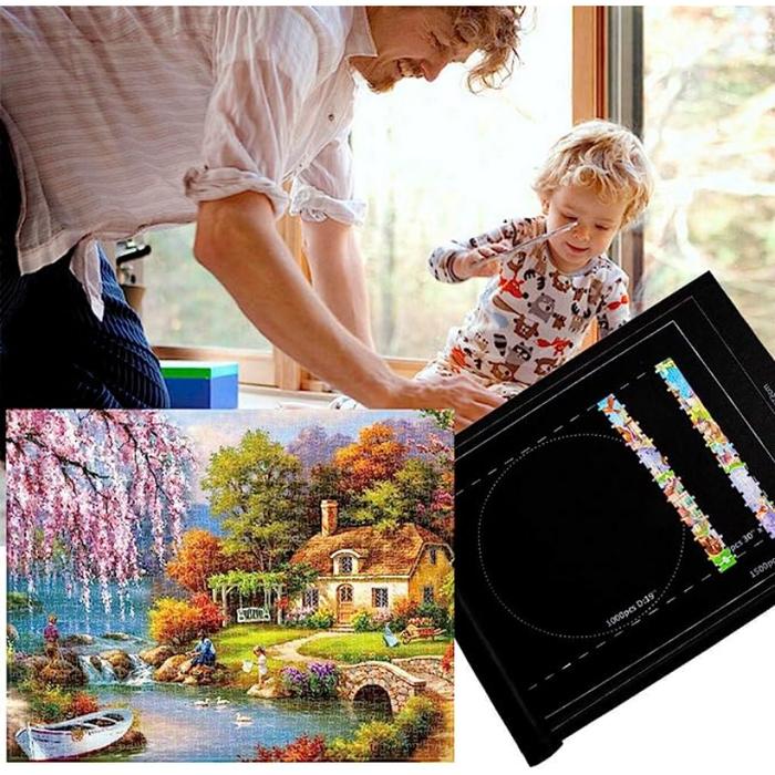 Gambar Jigsaw Puzzle Mat Roll Up 2000 1500 Pieces Saver Large Puzzles dari Zevan store8 undefined Tokopedia