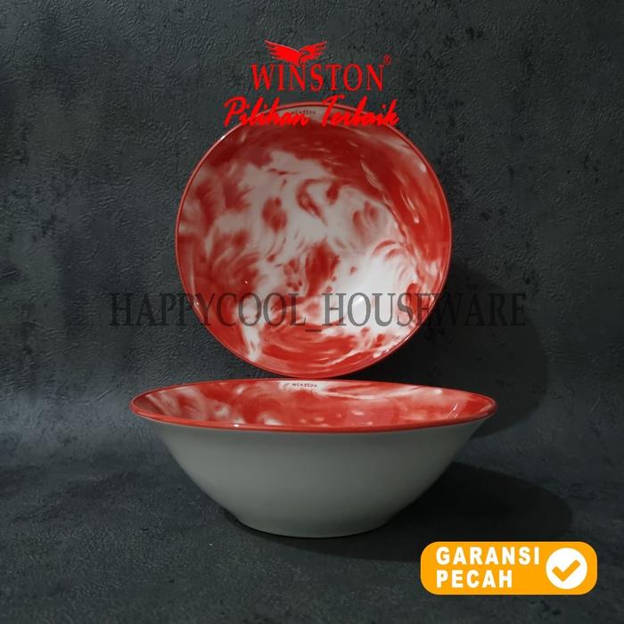 Gambar WINSTON 1pcs Piring Lontong Keramik 9,25 inch Smoky Ungu Dinner Plate 23cm - 7in Merah dari HappyCool Houseware undefined Tokopedia