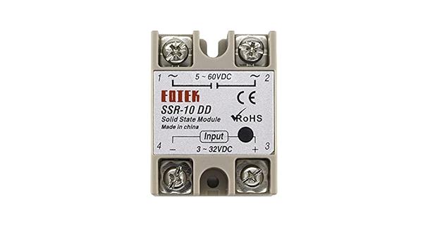 Relè A Stato Solido Geya Serie SSR – Modelli Da 10A A 120A – Ingresso 3-32VDC / Uscita 5-220VDC