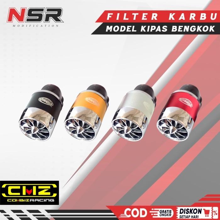 Gambar Filter Udara Motor Model HD Universal Fiter Carburator Jamur Karbu - BLACK dari NSR Modification undefined Tokopedia
