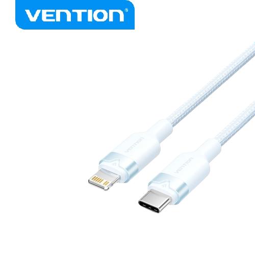 Gambar Vention Kabel Data Charger Type-C to Lightning Fast Charging PD Apple Iphone 1M - LAL - Blue dari Gaming Plus Store undefined Tokopedia