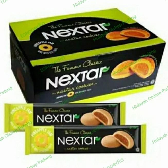 Gambar Nabati Nextar Rasa Nenas Box isi 10 pcs dari Kue arai Pinang Hidayah undefined Tokopedia
